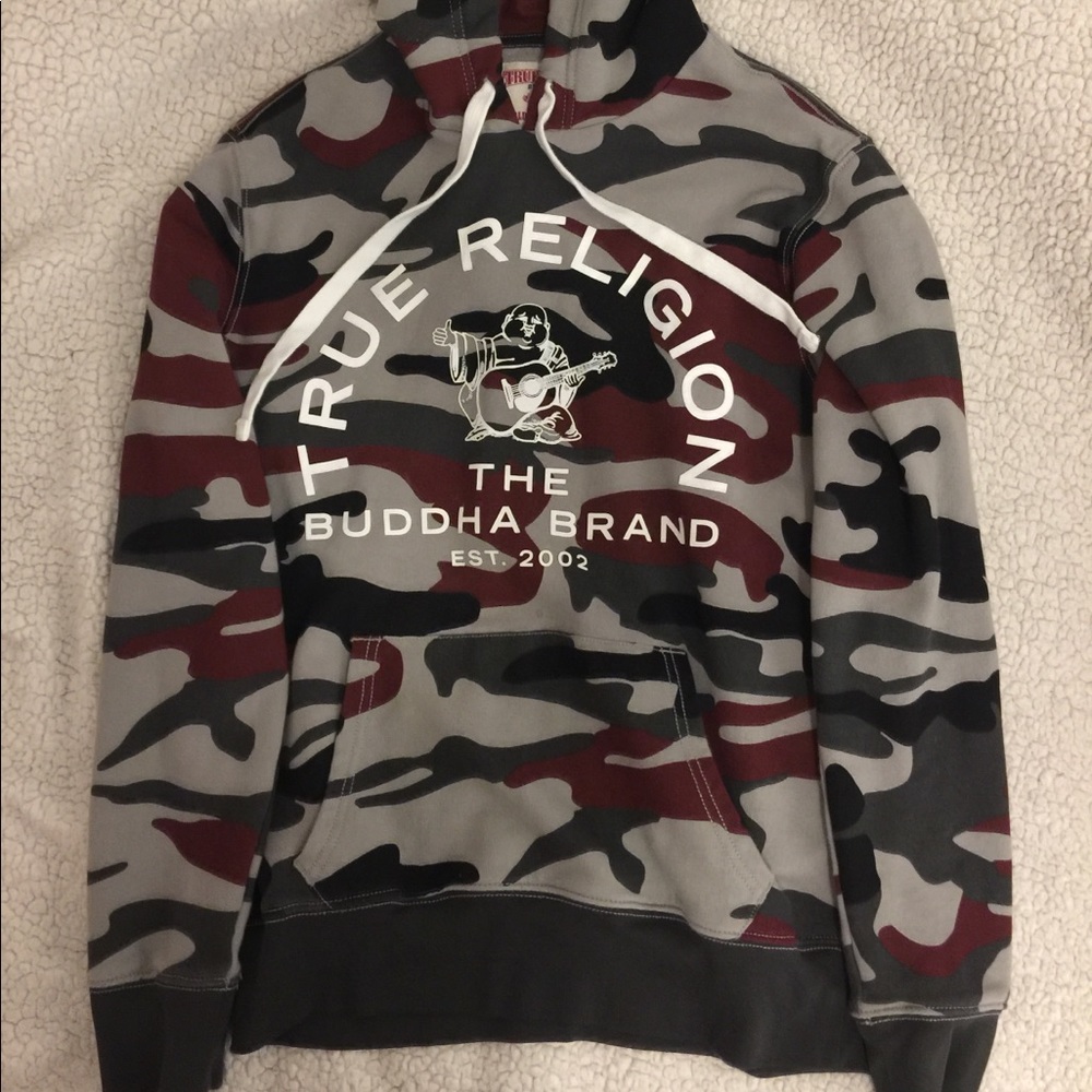 True Religion Men’s Buddha Pullover Hoodie